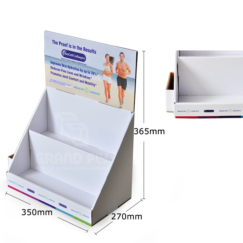 2 Tier Countertop Display for Health Care Products-4
