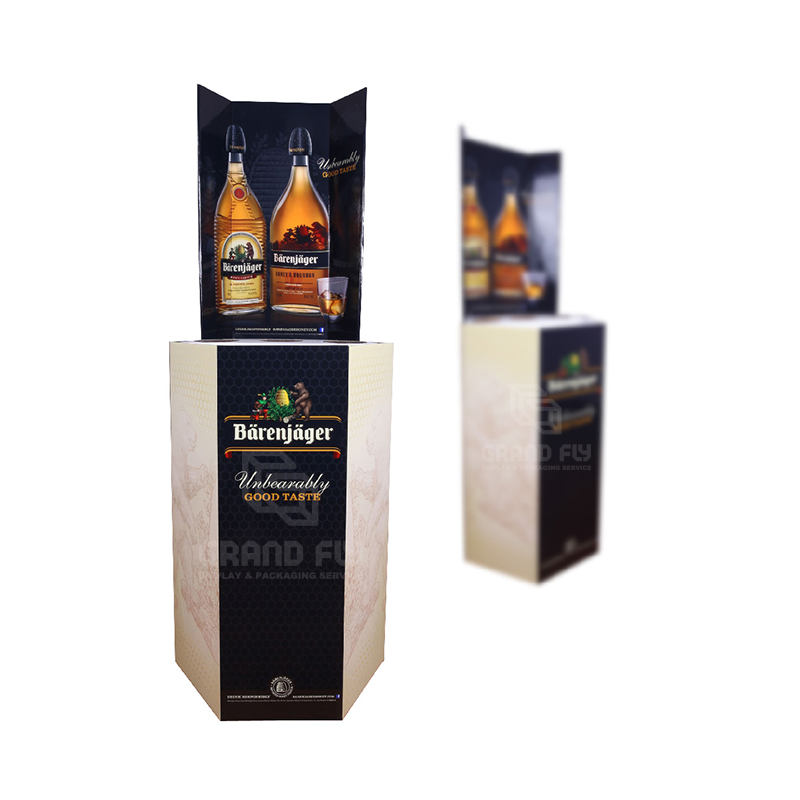 Corrugated Retail Display Bin for Wine & Whisky-2