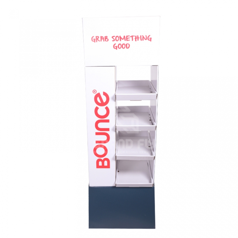 Cardboard Freestanding Candy Store Display Rack | Grand Fly