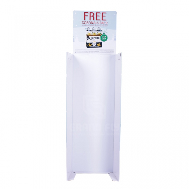 POS/POP Cardboard Beer Case Stacker Floor Display Stand | Grand Fly