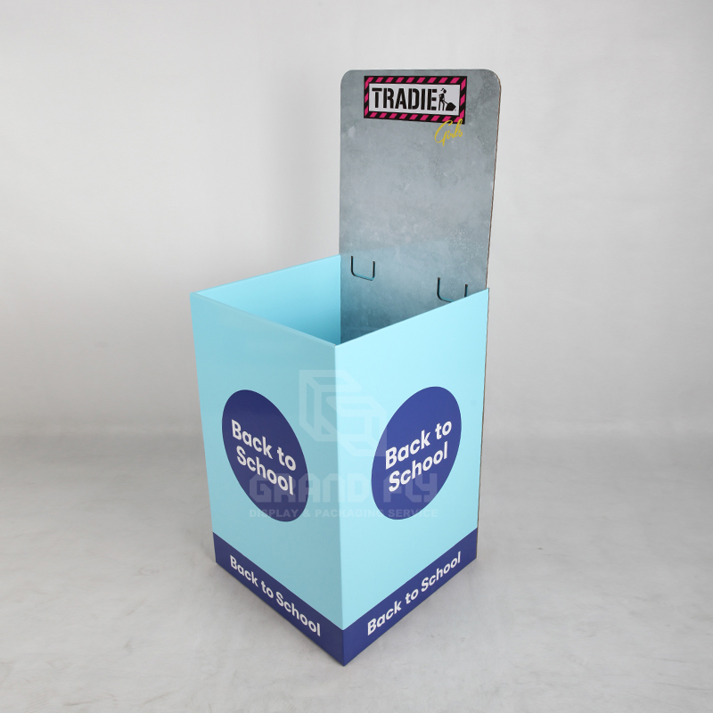 BTS Retail Display Dump Bins with Header for Sock-3