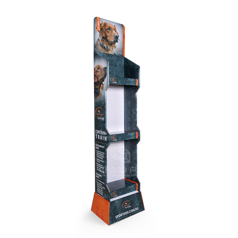 Corrugated Free Standing Display Stand for Dog Food-1