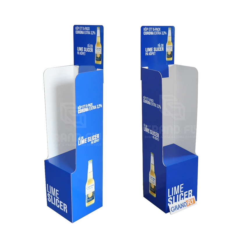 Beer POS Cardboard Retail Case Stacker Display Rack-4
