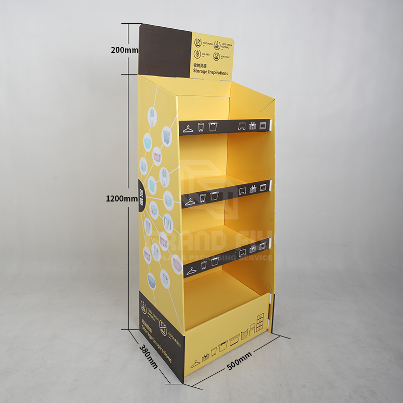 Shelf Shipper Corrugated Floor Display for Commodity-4