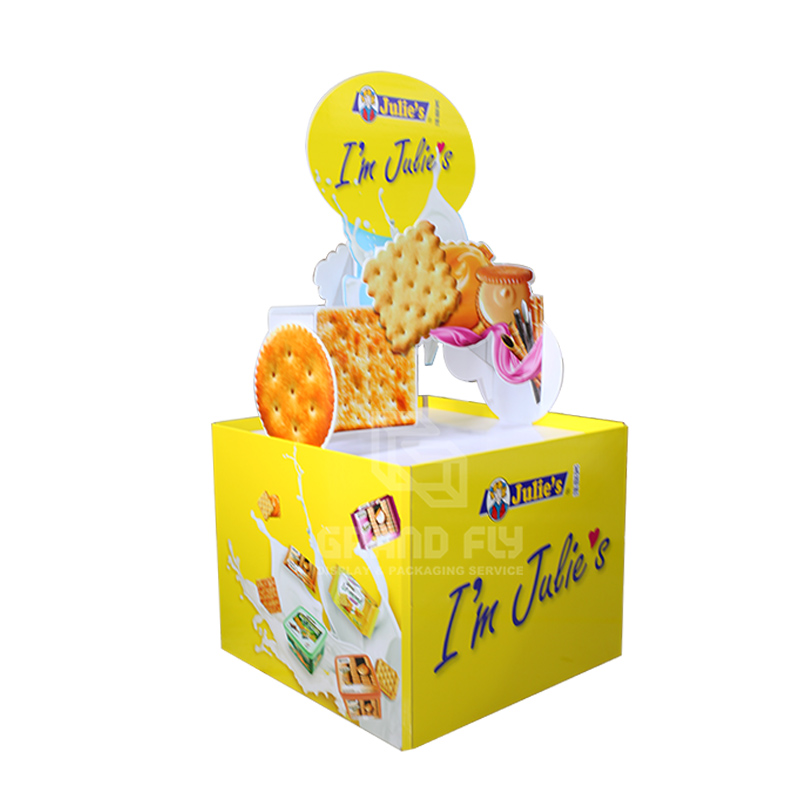 Custom Caton Retail Full Pallet Display Stand for Biscuits-1