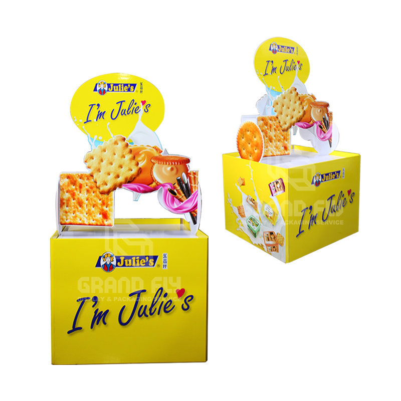 Custom Caton Retail Full Pallet Display Stand for Biscuits-4