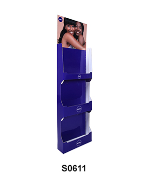 Nivea Cardboard POP Sidekick Display Hangsell Unit