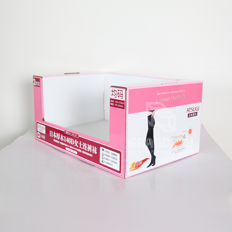 COSTCO PDQ Trays Cardboard Display Box for Yoga Pants-1