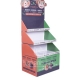 Cake Cardboard Corrugated 3 Tier Display Stand with Header