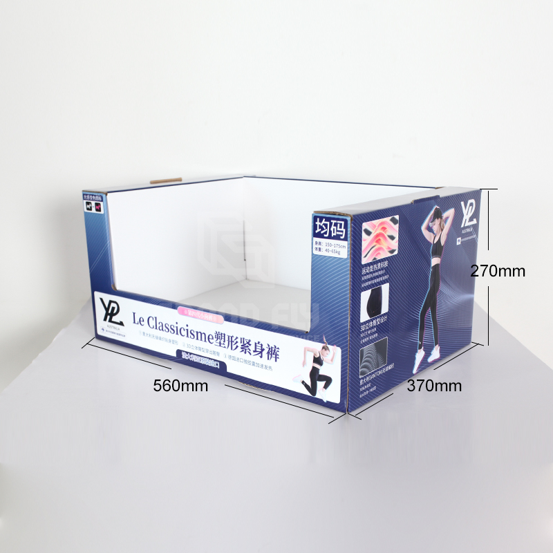 Custom Sam's Club Cardboard PDQ Display Trays for Leggings-4