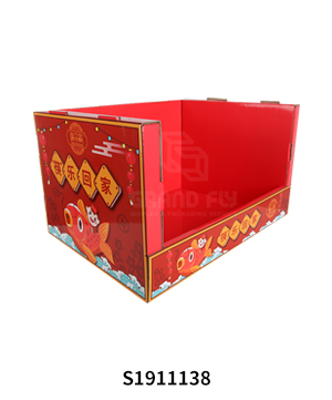 Recyclable Wal-mart CNY PDQ Display Trays For Commodity
