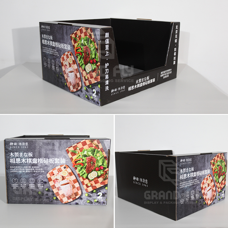 Shipping Carton Cardboard PDQ Trays for Fulfillment Kitchenware-2