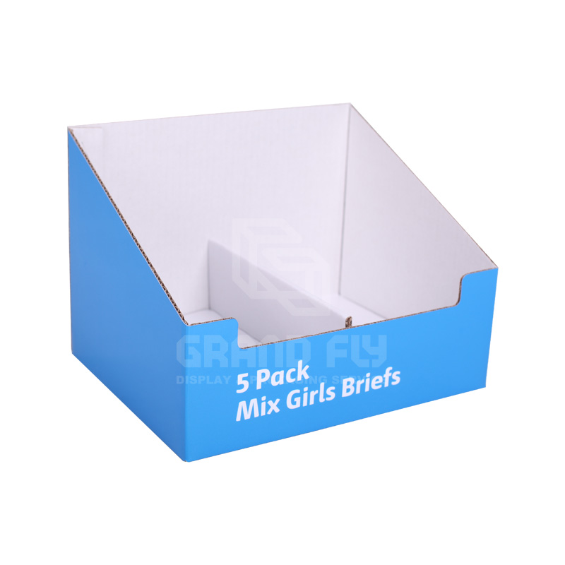 Wal-Mart Cardboard PDQ Tray with Divider for Sock-1