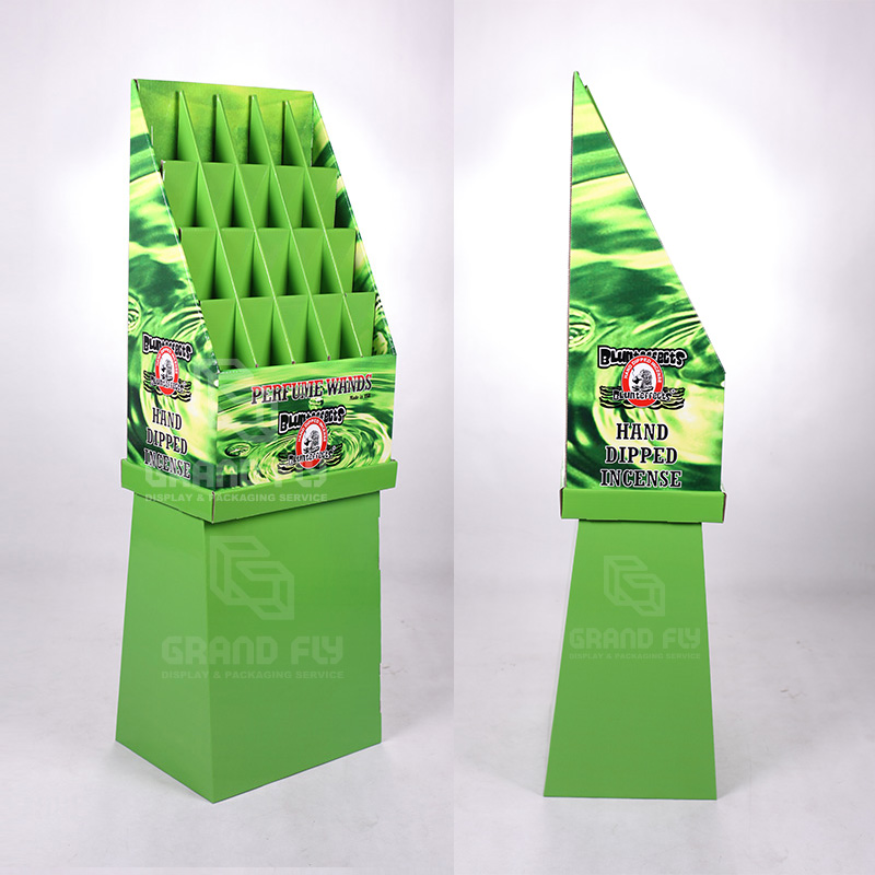 20 CT Cardboard Floor Display Stand for Incense-3