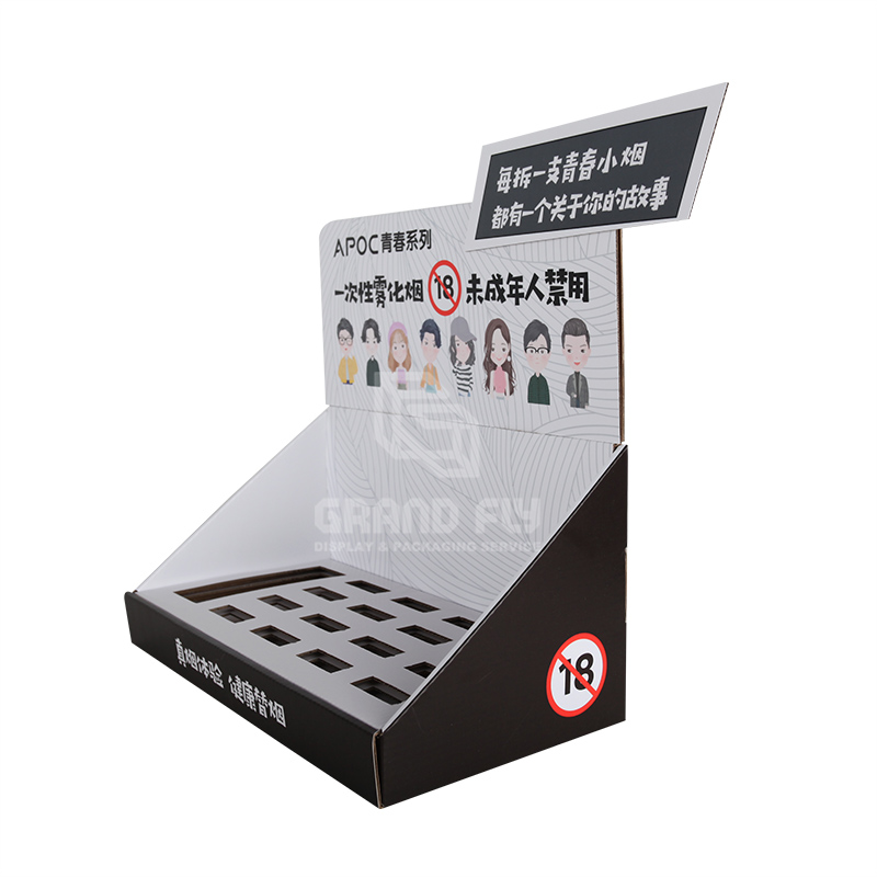 Corrugated Cardboard CBD Oil Display Boxes with Insert-1