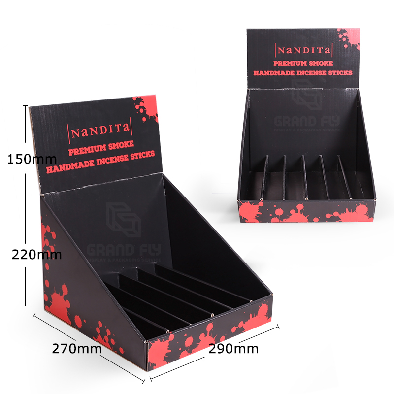 Corrugated Counter Display Box for Incense-2