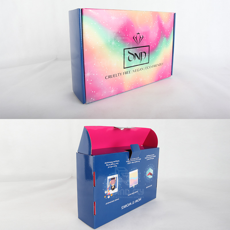 Custom Double Sided Printed Cosmetics Mailer Boxes-3