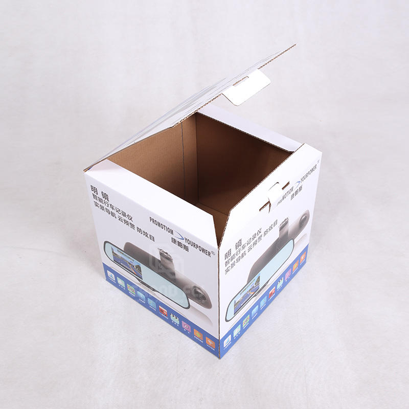 Custom Peinted Corrugated Shipping Boxes for Tachograph-2