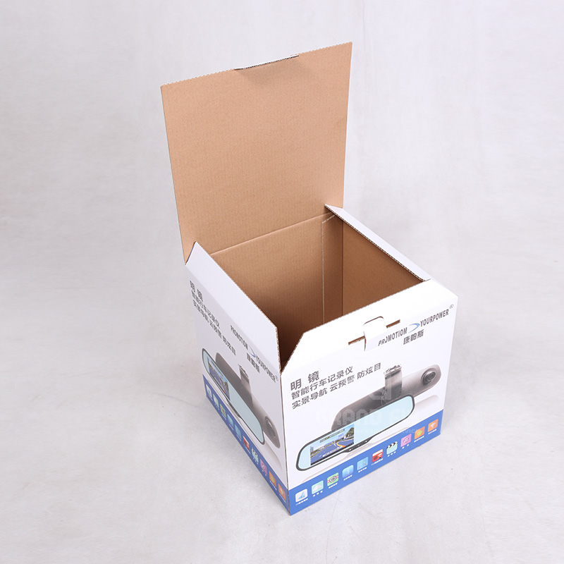 Custom Peinted Corrugated Shipping Boxes for Tachograph-3