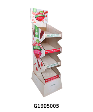 Custom Printed Free Standing Candy Cardboard Display Stands
