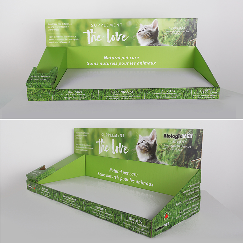 Corrugated PDQ Counter Display Tray for Pet Care Products-2