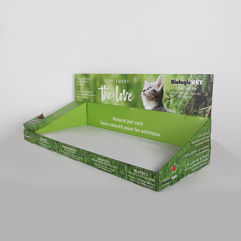 Corrugated PDQ Counter Display Tray for Pet Care Products-3
