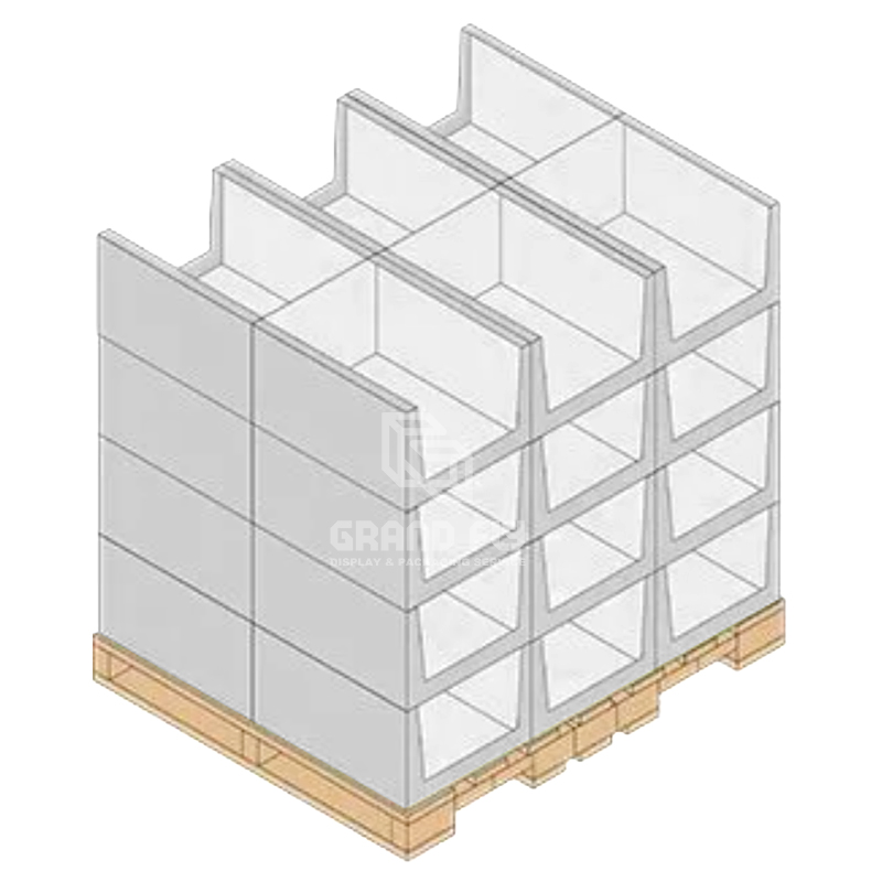 2-Side 24 Costco PDQ Tray Pallet Displays