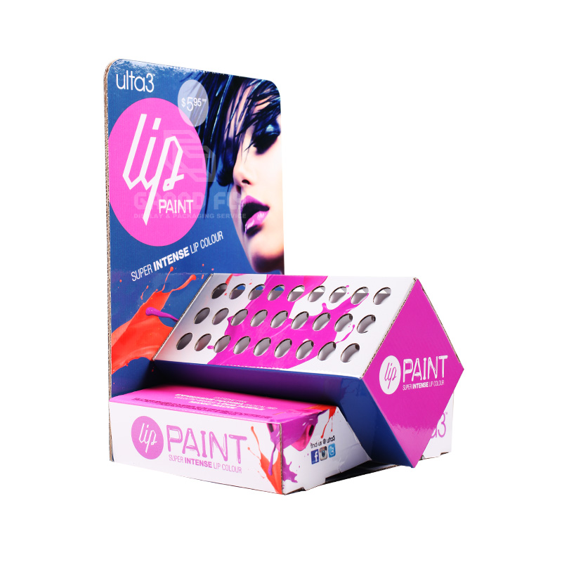 Custom Creative Lipstick Cardboard Paper Counter Display-1