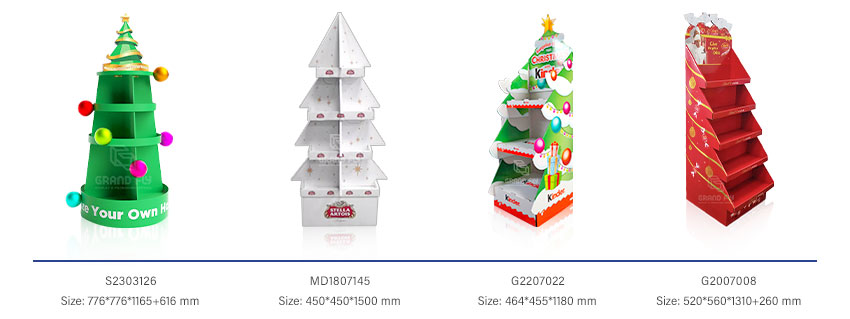 Christmas Tree Cardboard FSDU Displays