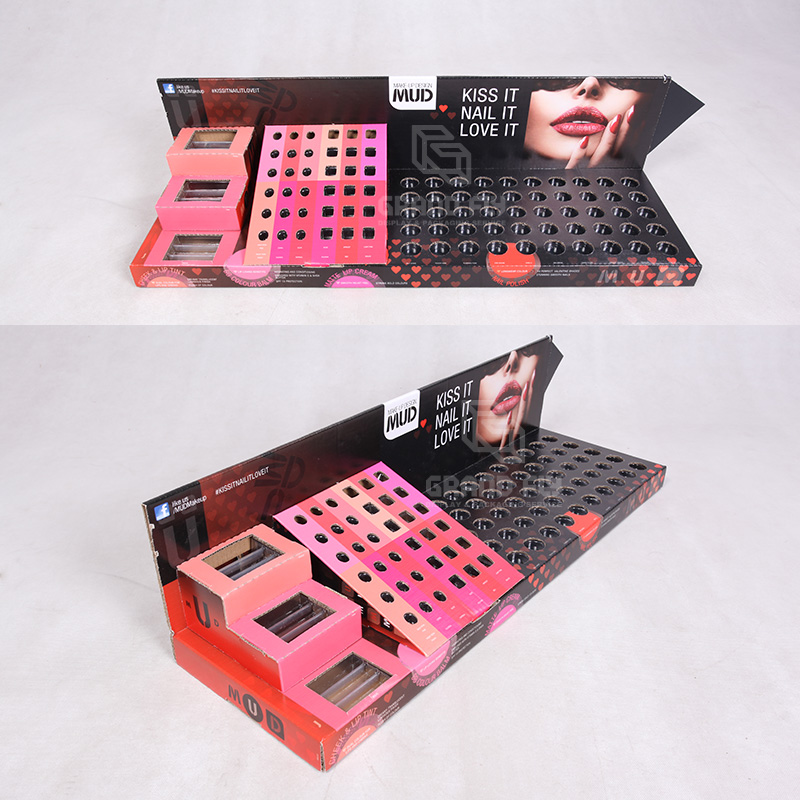 Custom Cardboard Counter Endcap Makeup Display Boxes-3