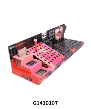 Custom Cardboard Counter Endcap Makeup Display Boxes