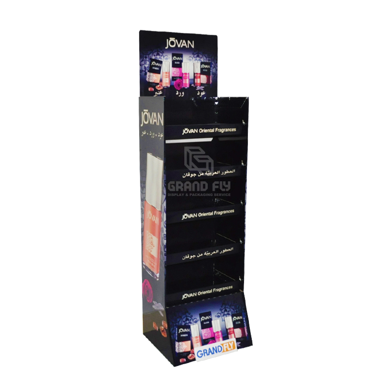 Moisturizer Mosmetic Makeup Cardboard Floor Display Rack-1