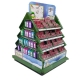 Christmas Tree Holiday Gifts Full Pallet Display with Tiers & Hooks