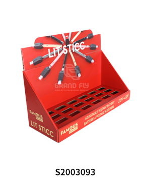 USB Cable Cardboard Retail Counter Display Boxes