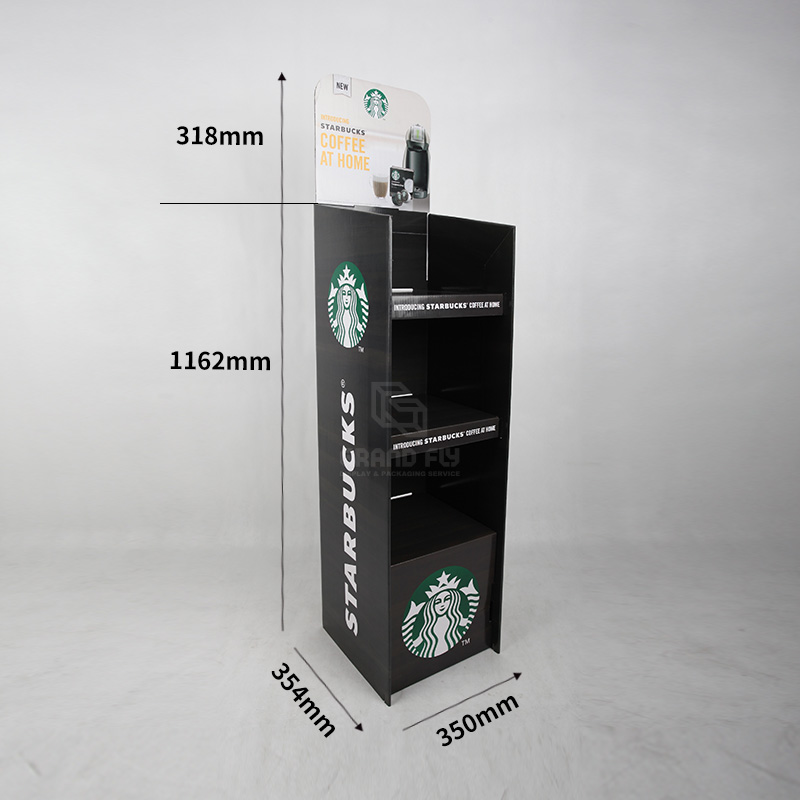 Starbucks Cardboard Retail Coffee Bags Display-4