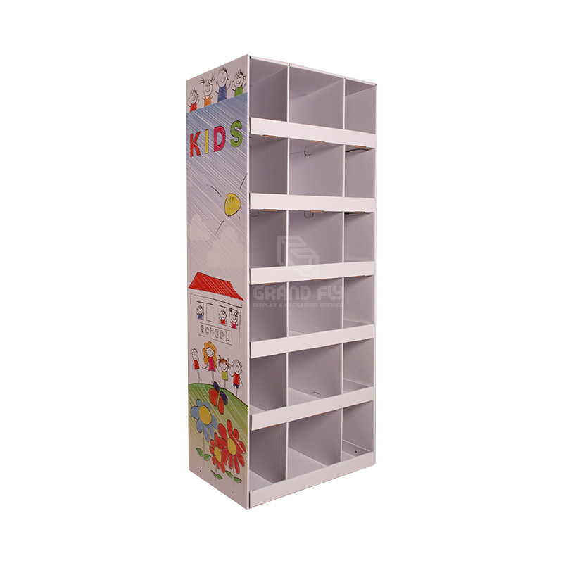 Cardboard Floor Display with Compartment for Plush Toy-1