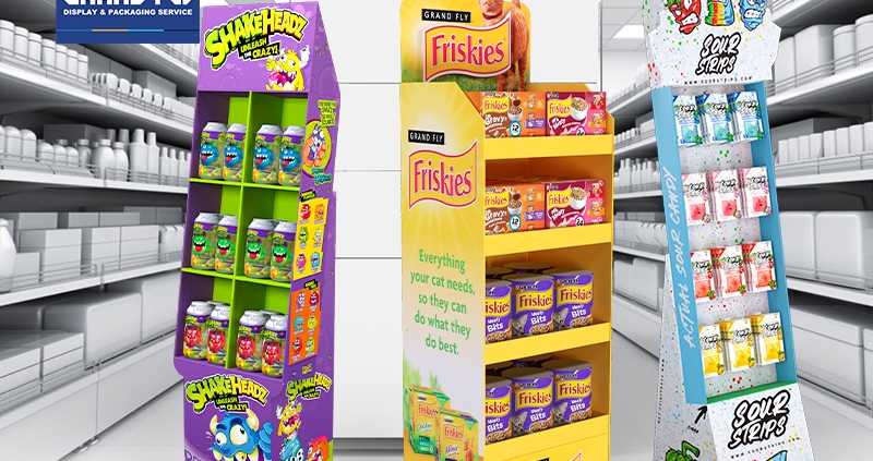 Free Standing Display Units (FSDU) for Floor Displays