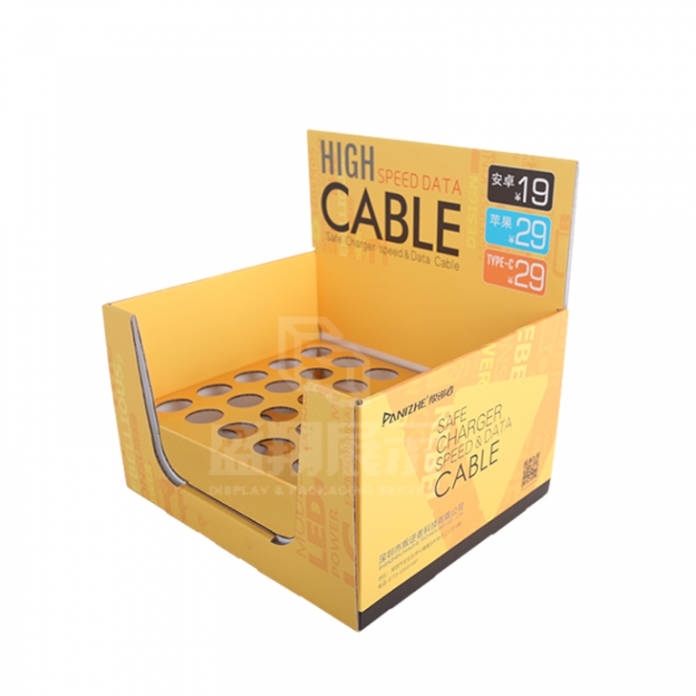 Cable Ready Box Shelf-Ready Cardboard Packaging Boxes with Hole for Cables | Durable ...