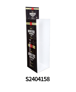 Custom Retail Paper Floor Case Stacker Display for Beer & Drinks