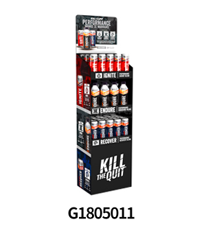 Custom Printed 3-Tier Beer Cardboard Floor Display ShelfTower