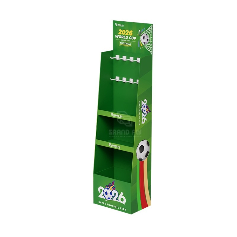 Custom Cardboard Floor Display Stand for FIFA World Cup 2026 | Eco ...