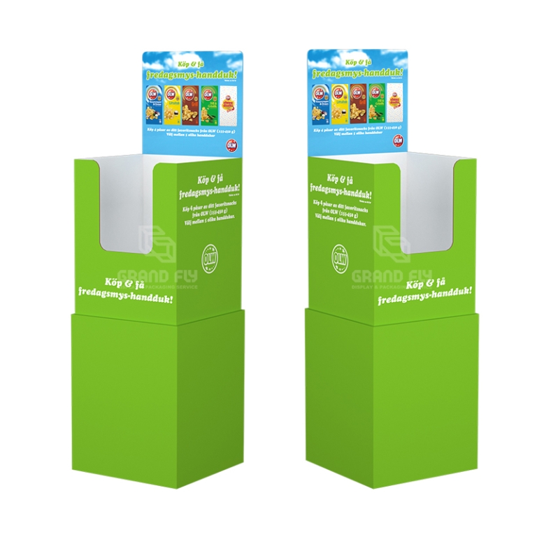 Custom Foldable Corrugated Display Bins for Retail | Eco-Friendly ...