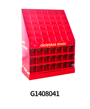 Retail POP Walmart Half Pallet Display Custom Compartments for CD & DVD-4