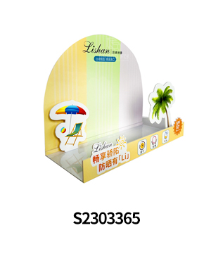 Custom Design POP Sunscreen Spray Acrylic Counter Display Unit-4